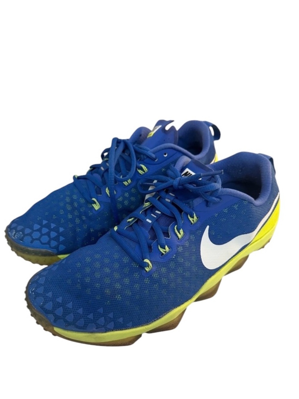 Nike Hypercross TR2 Training Shoes Mens Blue‎ Volt Yellow Good 749361-410
